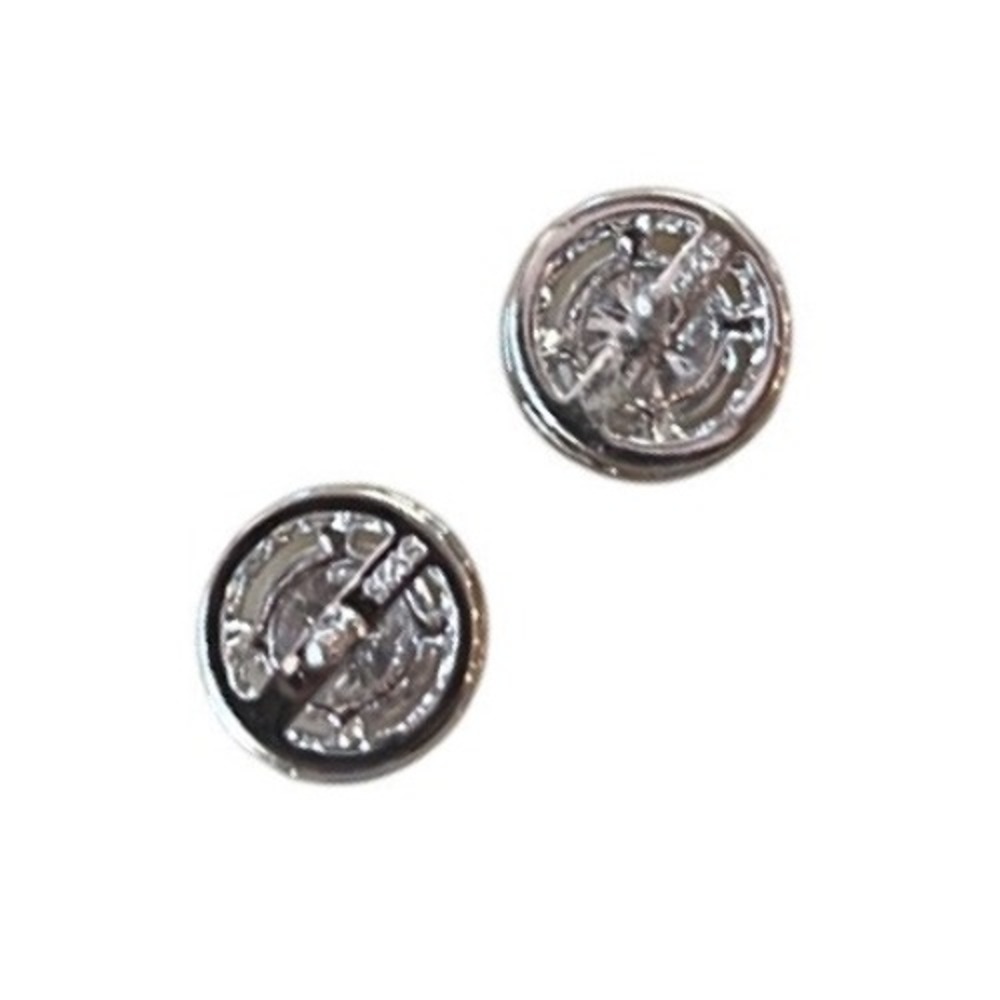 Moissanite 1.0ct Halo Pave' Stud Earrings 925 Sterling Silver D Color Certified - Picture 7 of 8